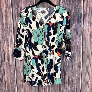 Masai Floral Print Tunic - Size Medium